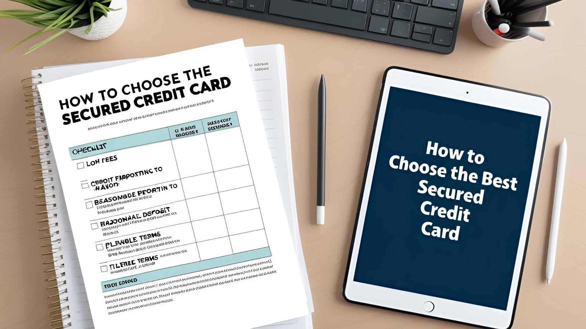How to Choose the Best Secured Credit Card